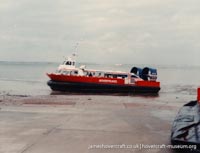 AP1-88 hovercraft at Ryde hoverport -  (credit: The <a href='http://www.hovercraft-museum.org/' target='_blank'>Hovercraft Museum Trust</a>).